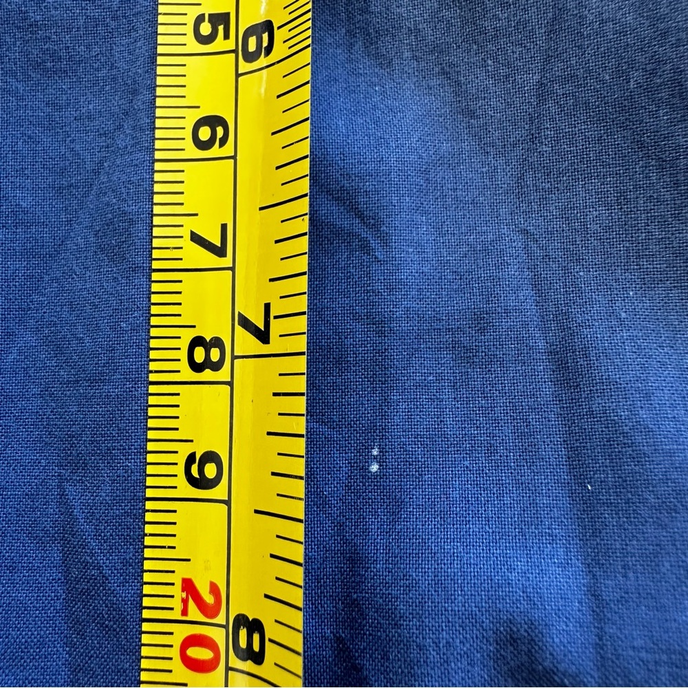 Uniglo Cotton Sun Midi Dress Eyelet Smocked Pockets Blue Size XS Women's - Picture 10 of 16